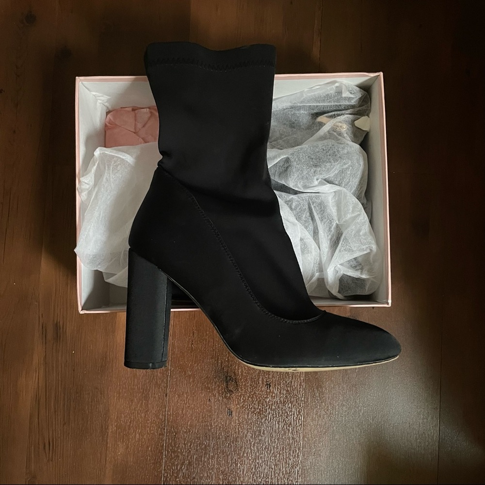 Simmi Shoes Lycra High Heeled Boots
